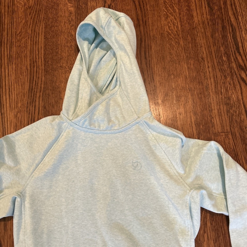 Fjallraven High Coast Hoodie Women's XS Aqua Color, outdoor hoodie, fitted - Picture 2 of 10